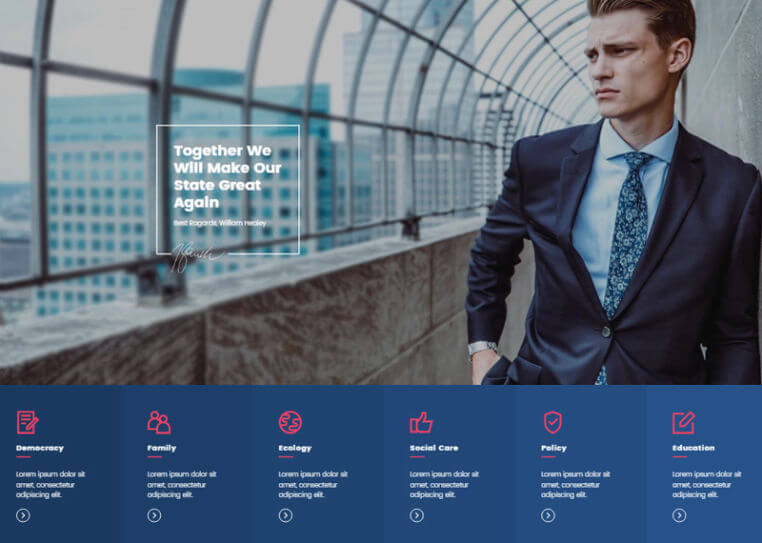 HTML Website Headers Example